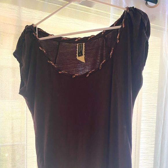 Anthropologie top with decorative trim - Picture 1 of 7